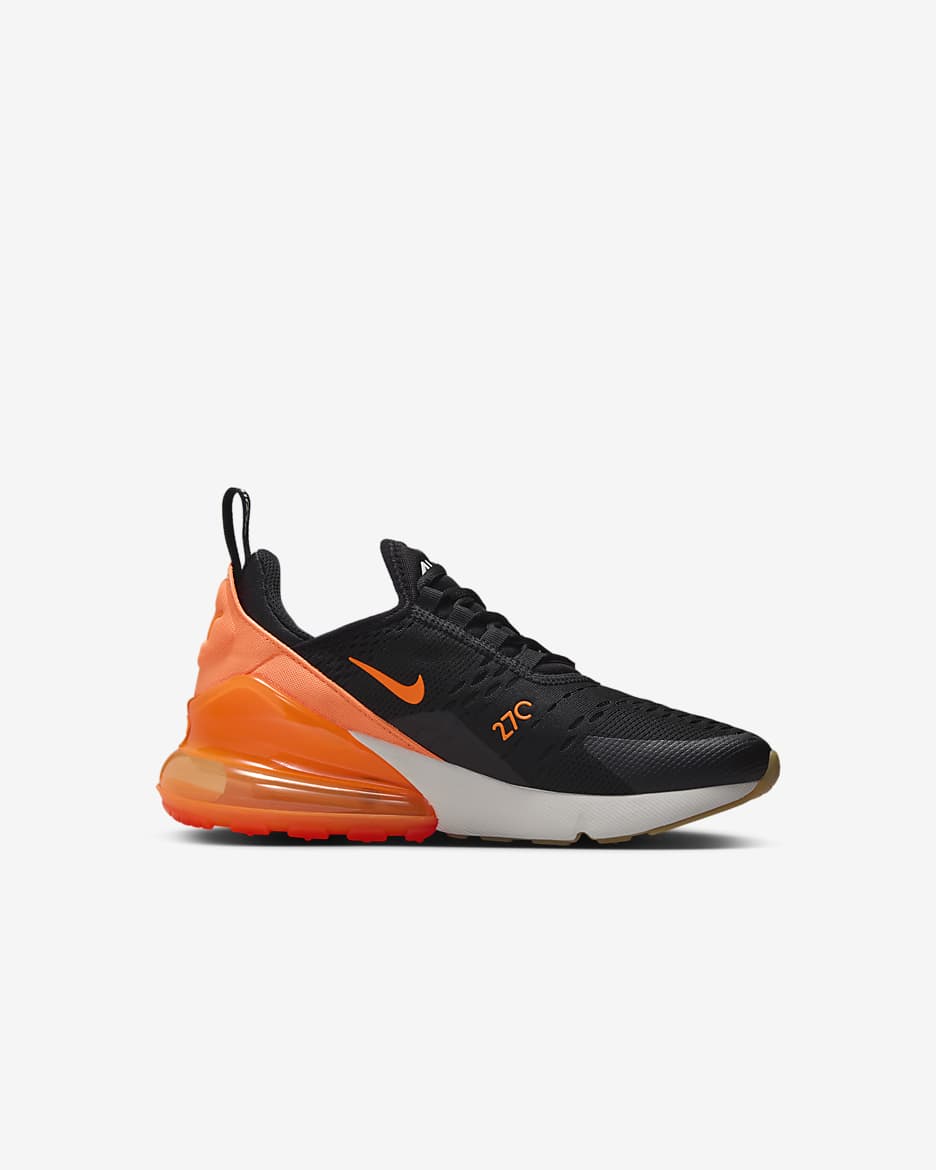 Nike air max 270 black crimson junior best sale